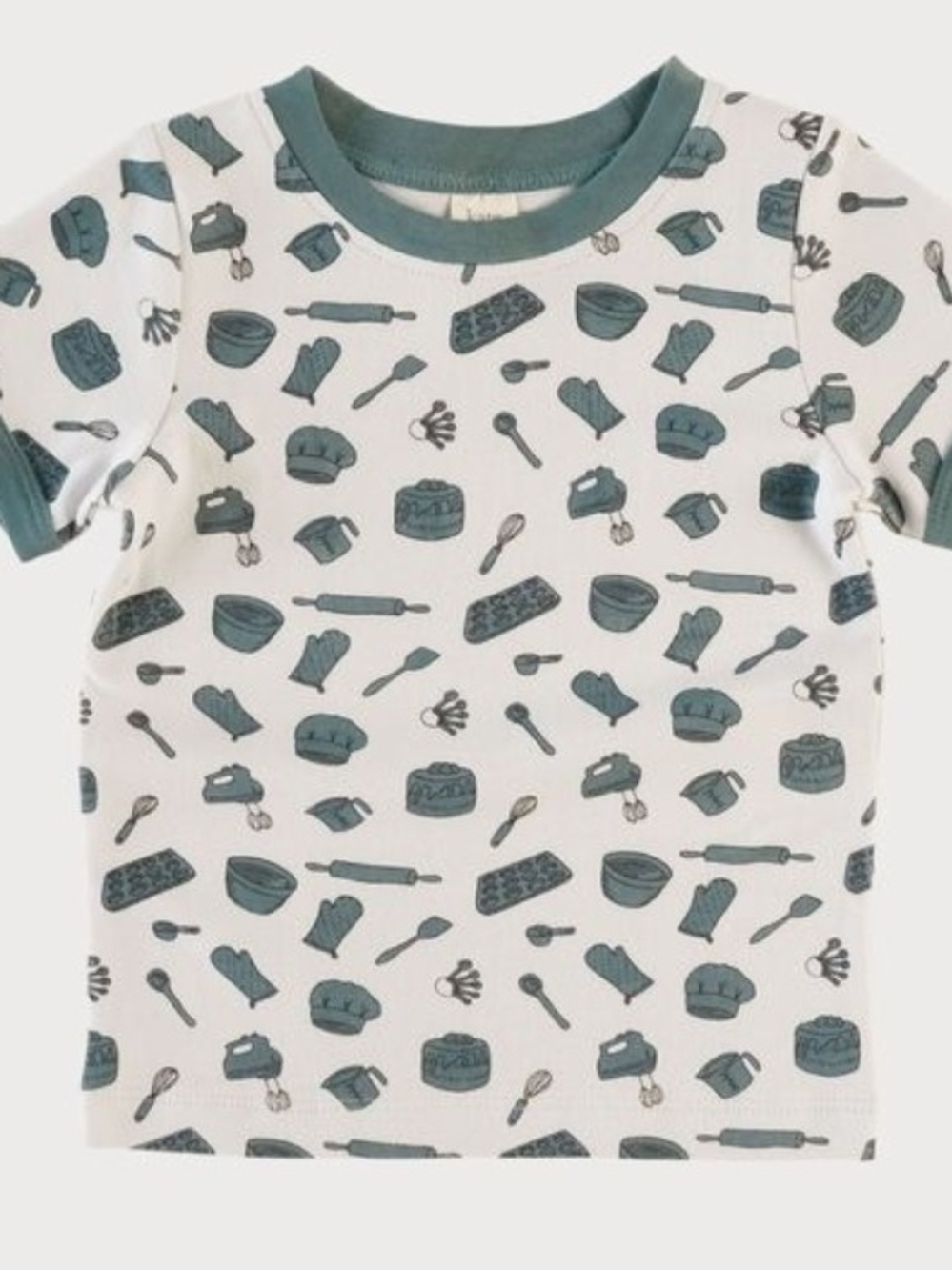 Baking Print Tee - Kate Quinn Organic Cotton Ringer Tee